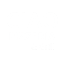 Ciao Pizzeria logo.